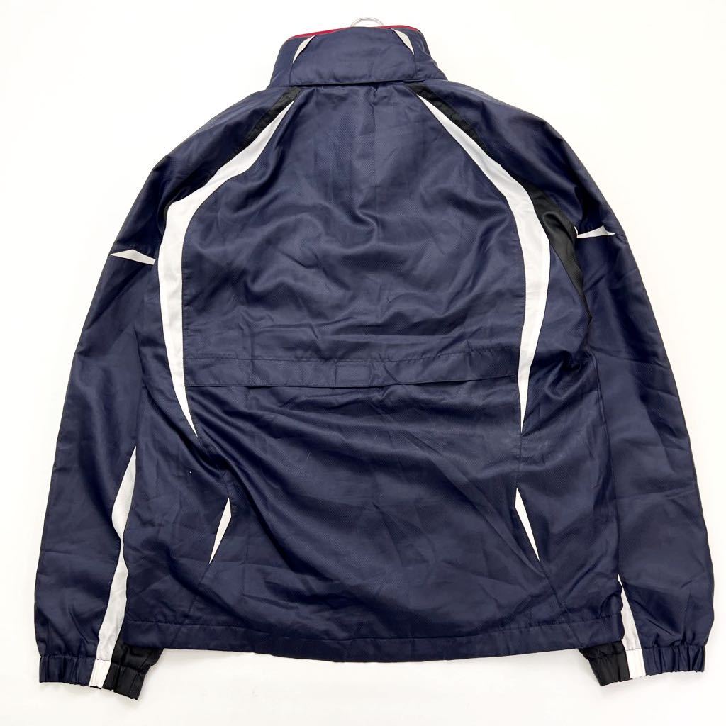 SSK *es SK Thermo to long Wind breaker nylon jacket navy white M baseball practice training #CC208