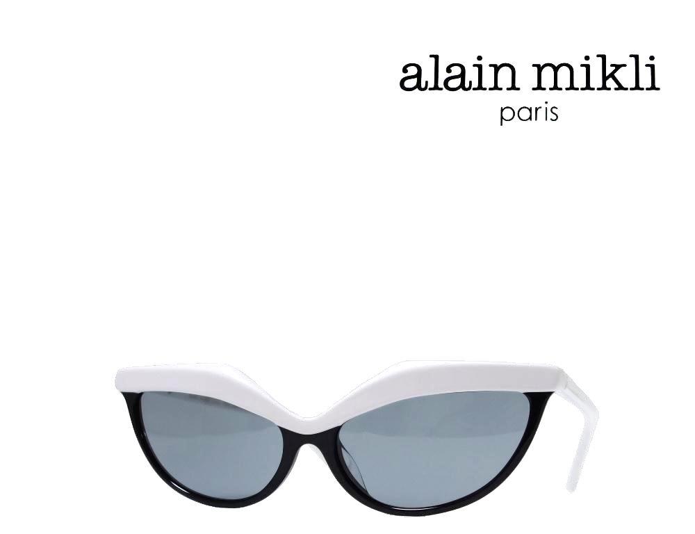 【alain mikli】　アランミクリ　サングラス　A05070　001/1　ブラック・ホワイト　国内正規品