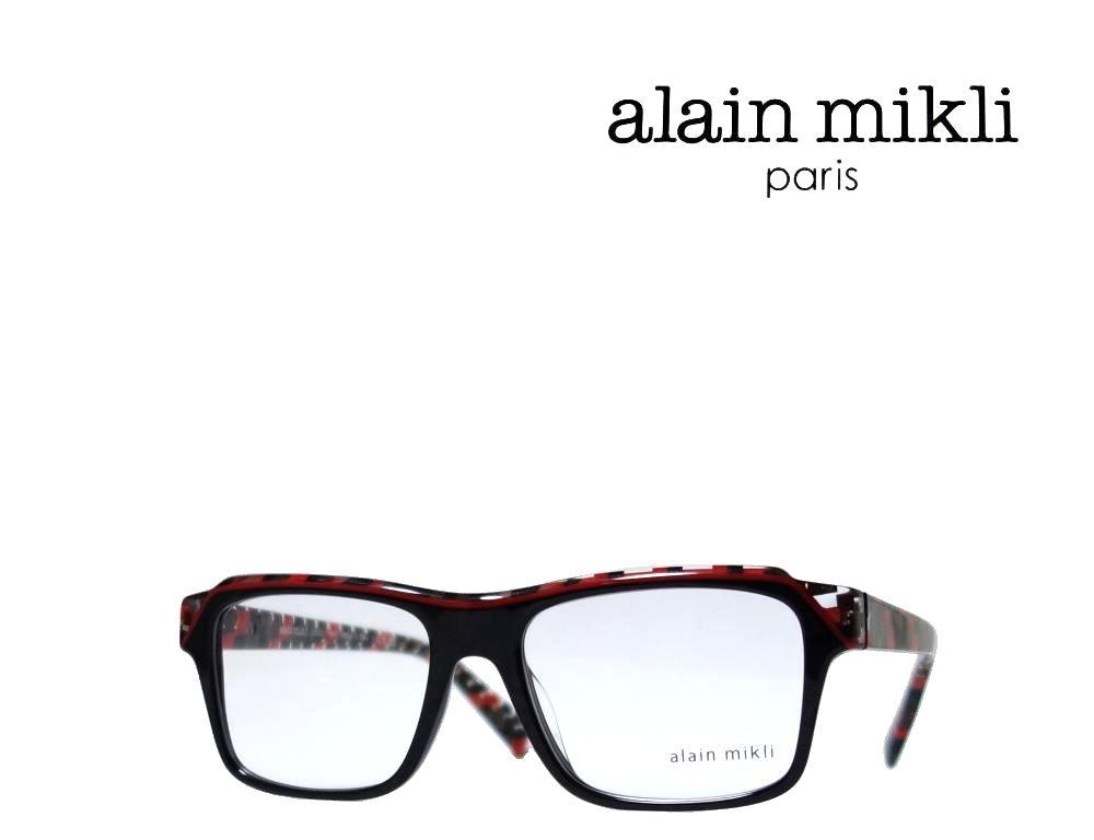 【alain mikli】 アランミクリ メガネフレーム　A03150　001　ブラック・レッド　国内正規品　_画像1