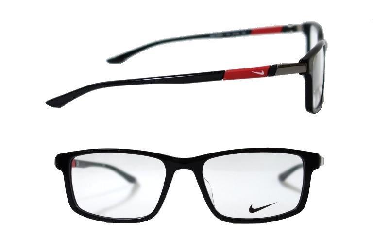 【NIKE VISION】 ナイキ　メガネフレーム　5095AF　016　ブラック　アジアンフィット　国内正規品_画像2