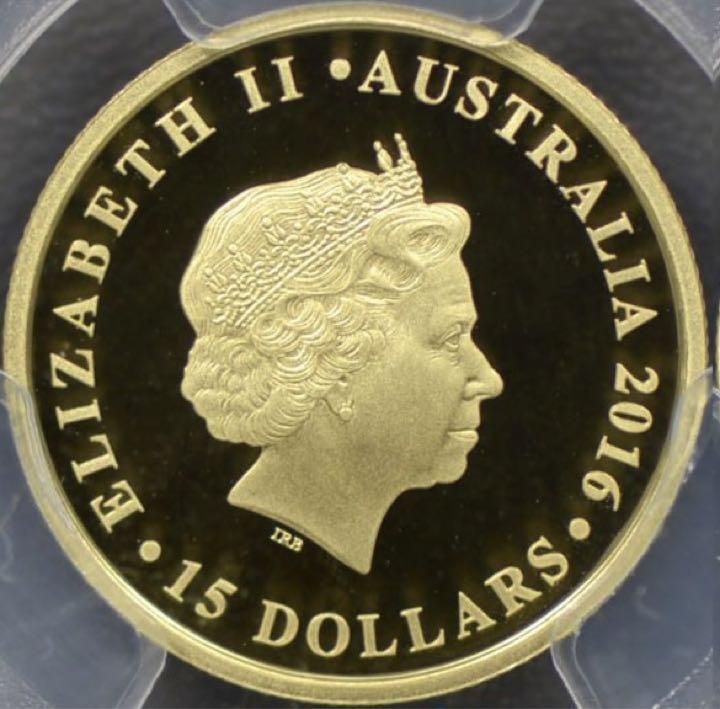 2016年オーストラリア金貨コイン　ディープカメオ　ファーストストライク