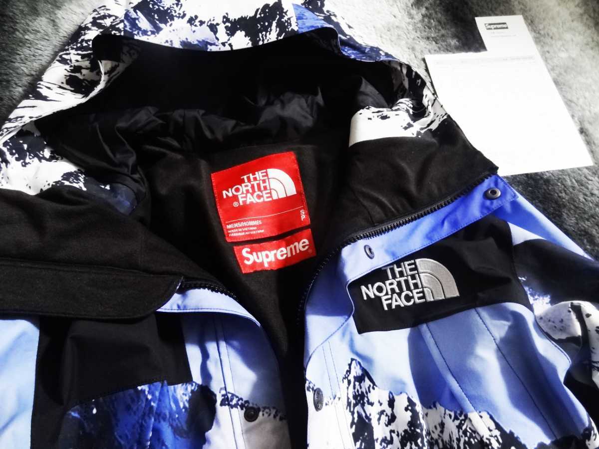 supreme×THE NORTH FACE　シュプリーム　ザ・ノース・フェイス　マウンテンパーカー　雪山　レシート原本　正規品Sサイズ_画像2