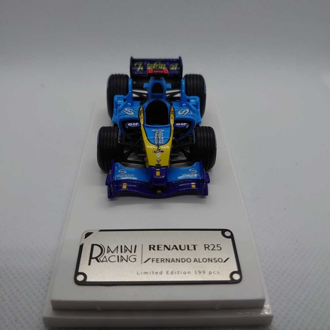 1/64 ルノー R25 F.アロンソ F1 2005 マイルドセブン仕様 ワールドチャンピオン デフォルメミニカー_画像2