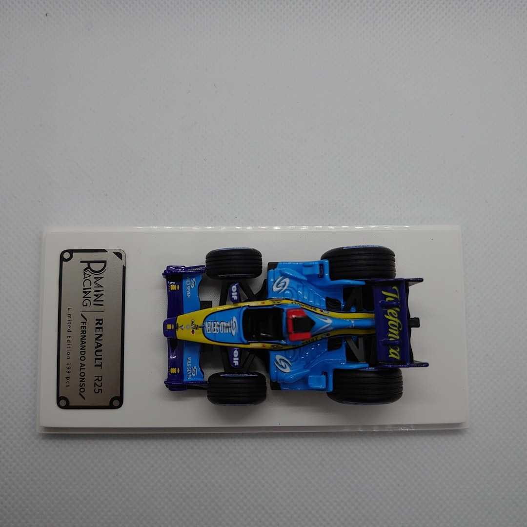 1/64 ルノー R25 F.アロンソ F1 2005 マイルドセブン仕様 ワールドチャンピオン デフォルメミニカー_画像5