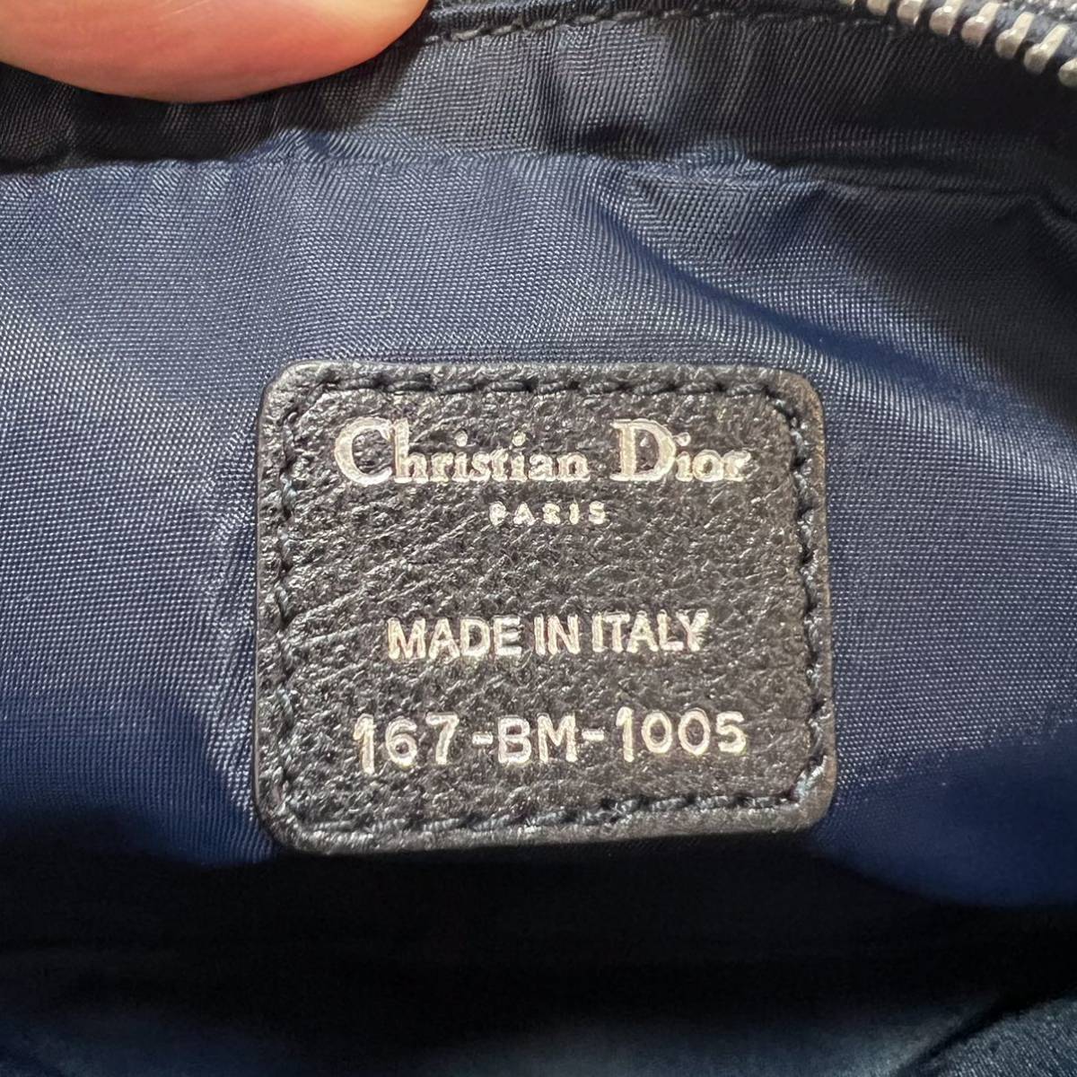 Christian Dior ポーチフライトライントロッターデニム 大特価!! www