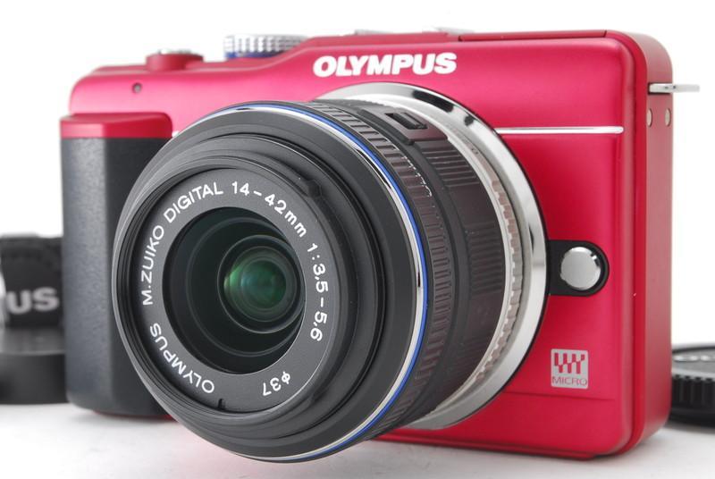 即納】 オリンパス OLYMPUS PEN Lite E-PL2 レンズキット 元箱無し