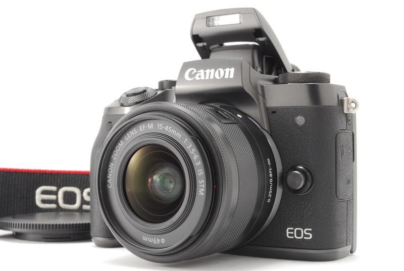 Canon キヤノン EOS M5 レンズキット 新品SD32GB付き_画像1
