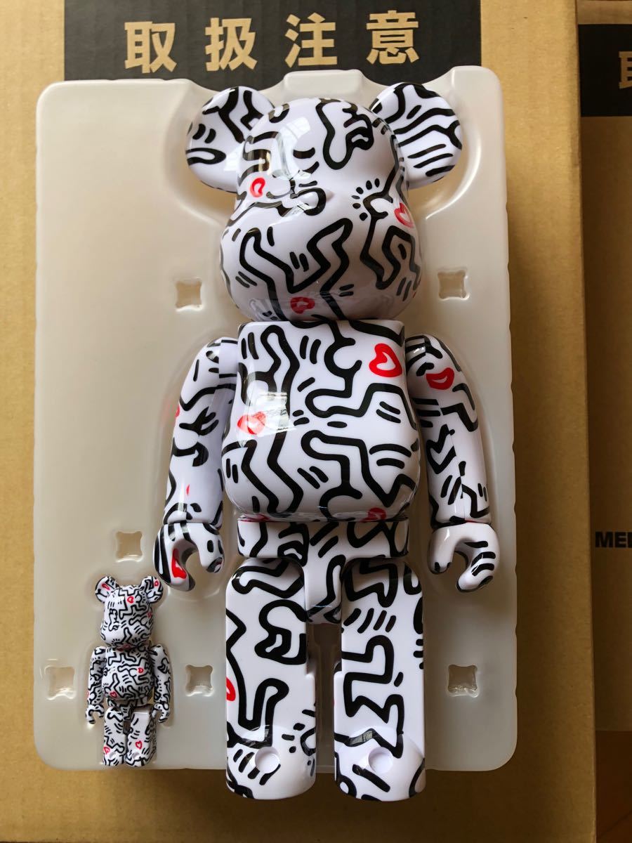 2021春夏新作】 新品 BE@RBRICK 400% 100% キースヘリング ベア