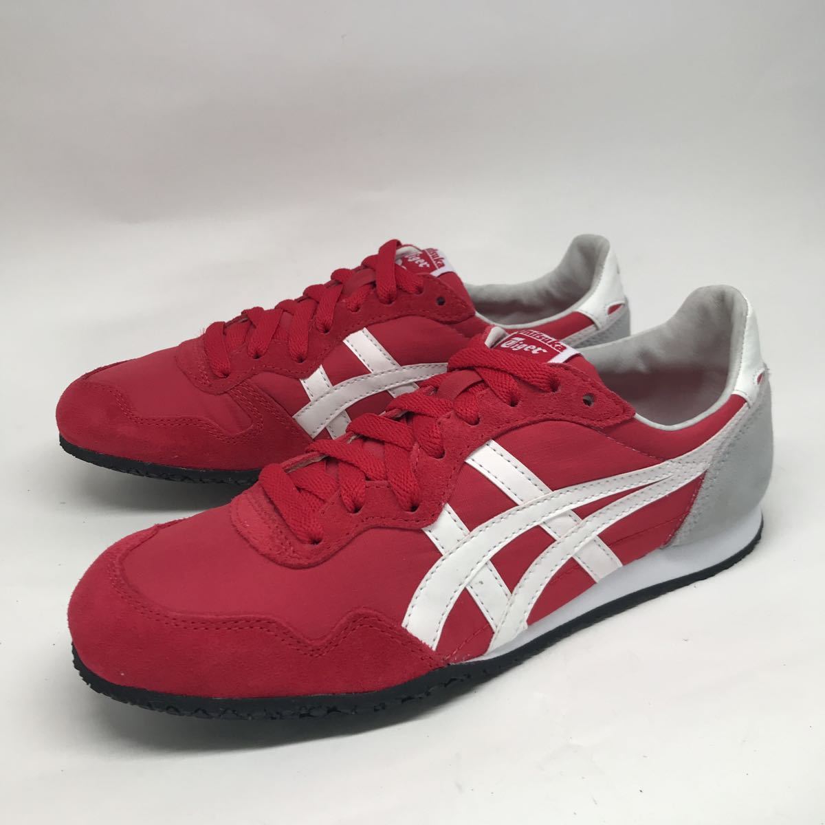 正規代理店 SERRANO Tiger Onitsuka 即決!定番! 赤系×白/灰 asics