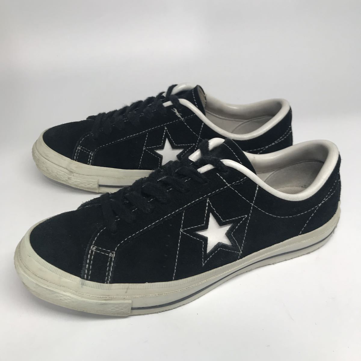 国内初の直営店 SUEDE J ONESTAR CONVERSE 日本製 即決!限定! BLACK