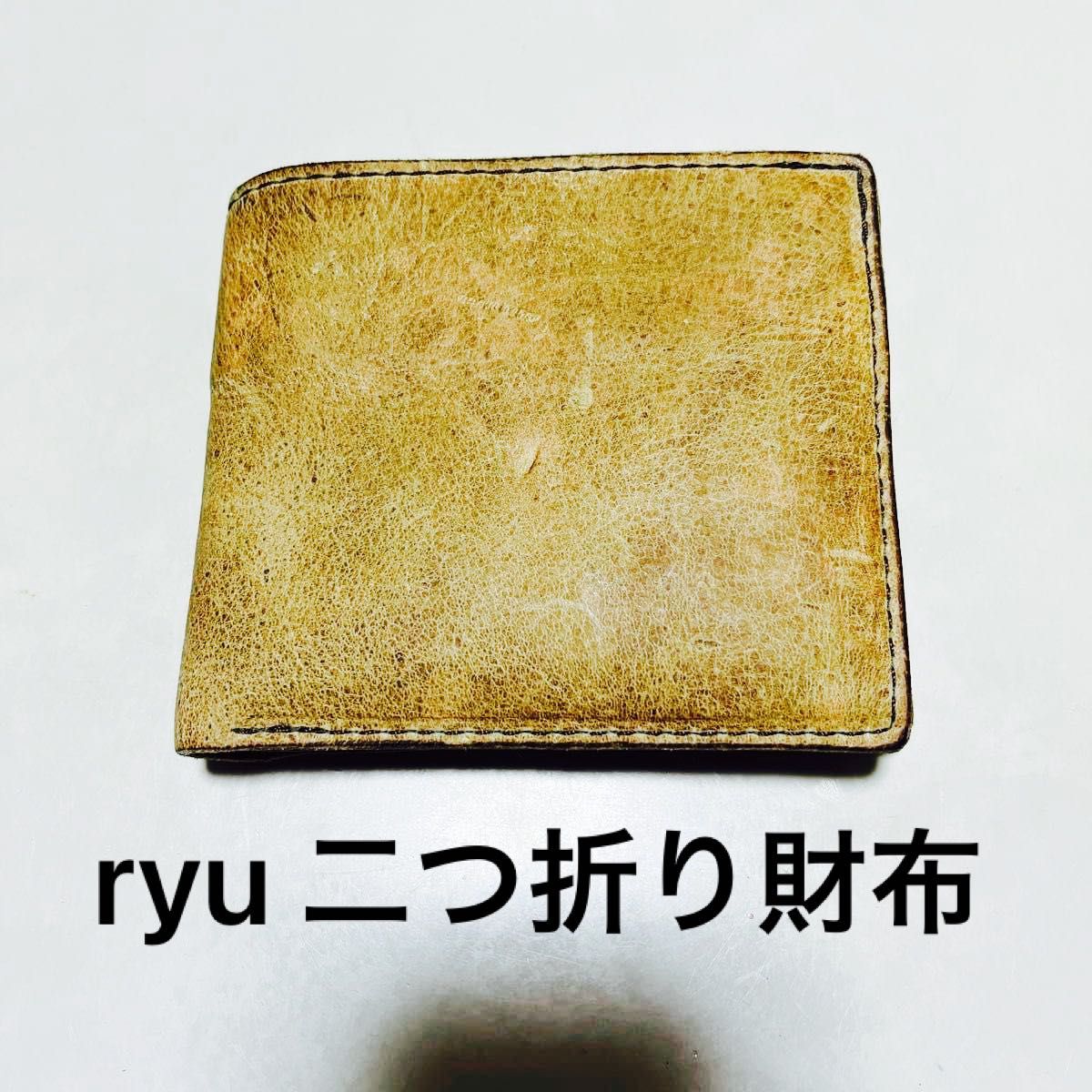 ryu 二つ折り財布 2つ折り財布 革製 本革 ハンドメイド Yahoo!フリマ