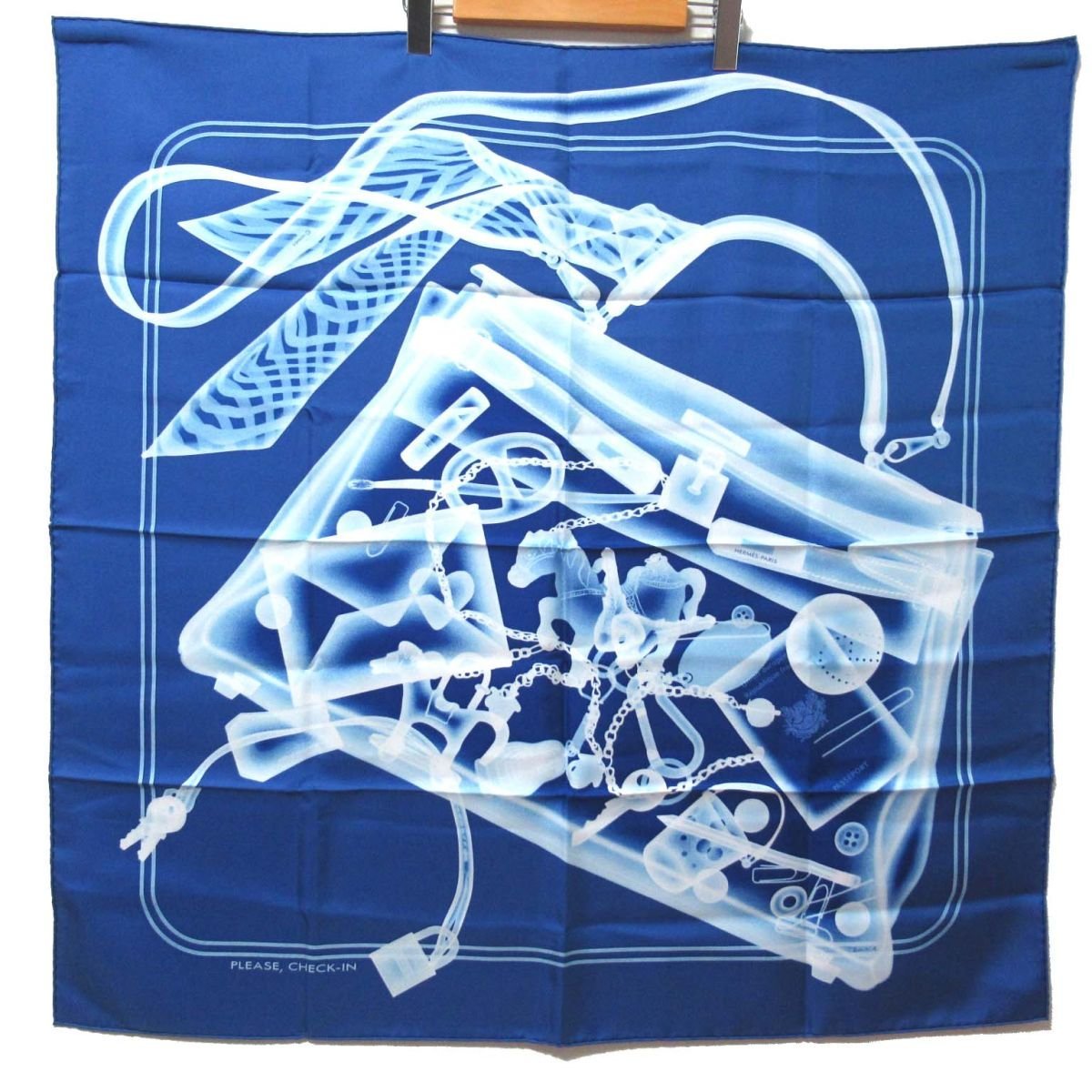 大勧め 美品 20SS HERMES エルメス PLEASE CHECK-IN プリーズ チェック