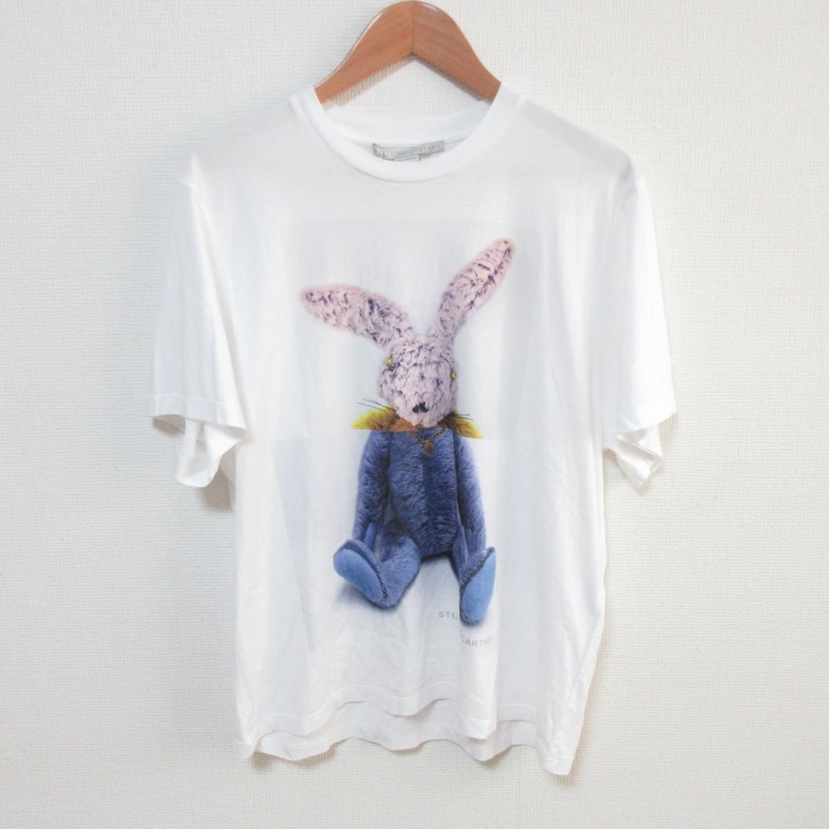 爆安爆安Stella McCartney ホワイトプリントシャツ シャツ