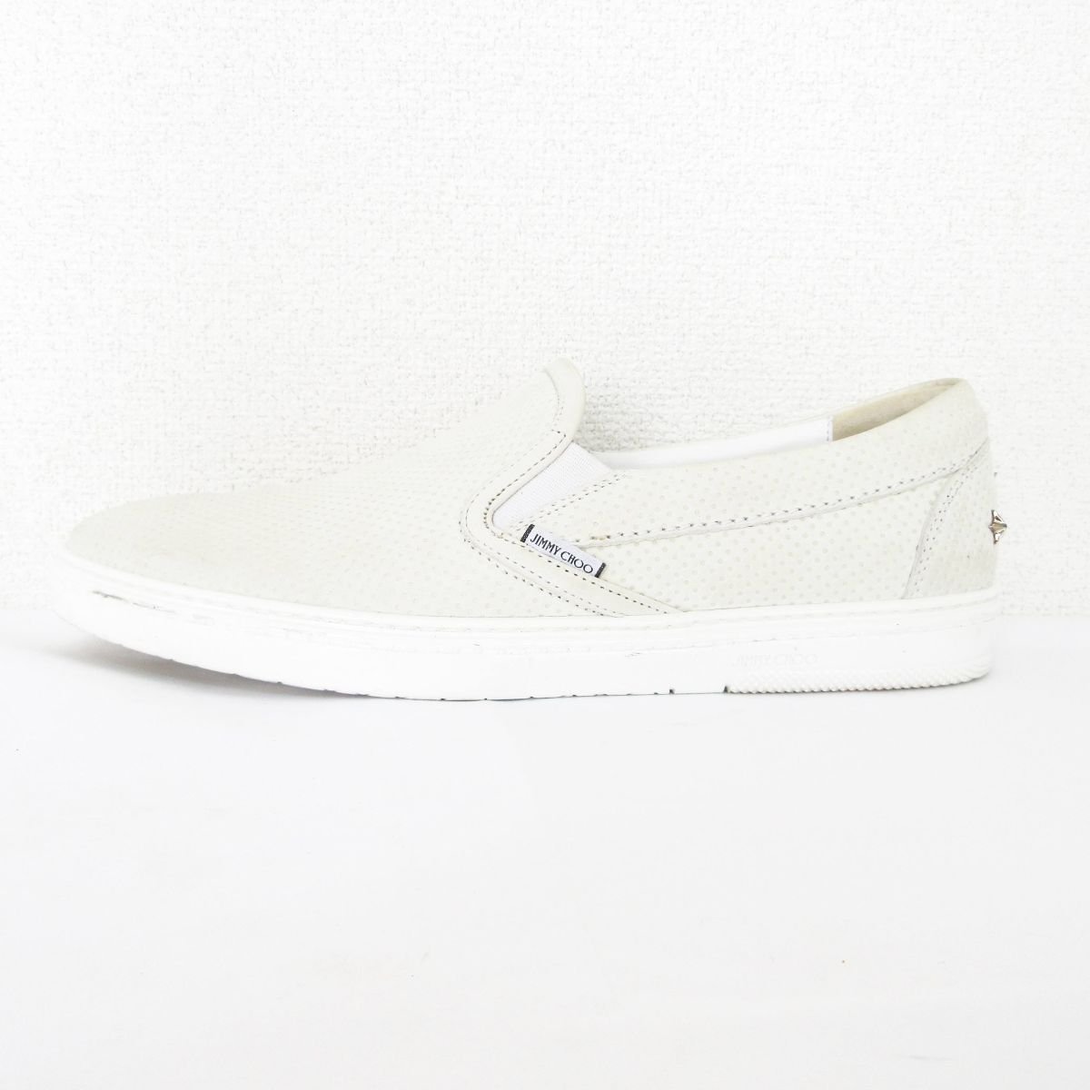 極美品 ジミーチュウ スエード スタッズ レースアップ ハイカット