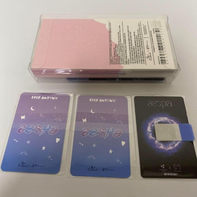 国産原料100% aespa winter ウィンター エバーランド カードホルダー