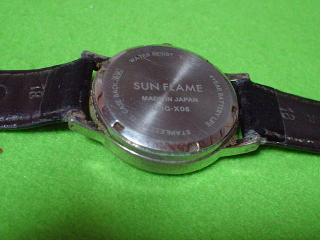 珍品　SUN　FLAME　１０BAR　腕時計　MADE　IN　JAPAN_画像3