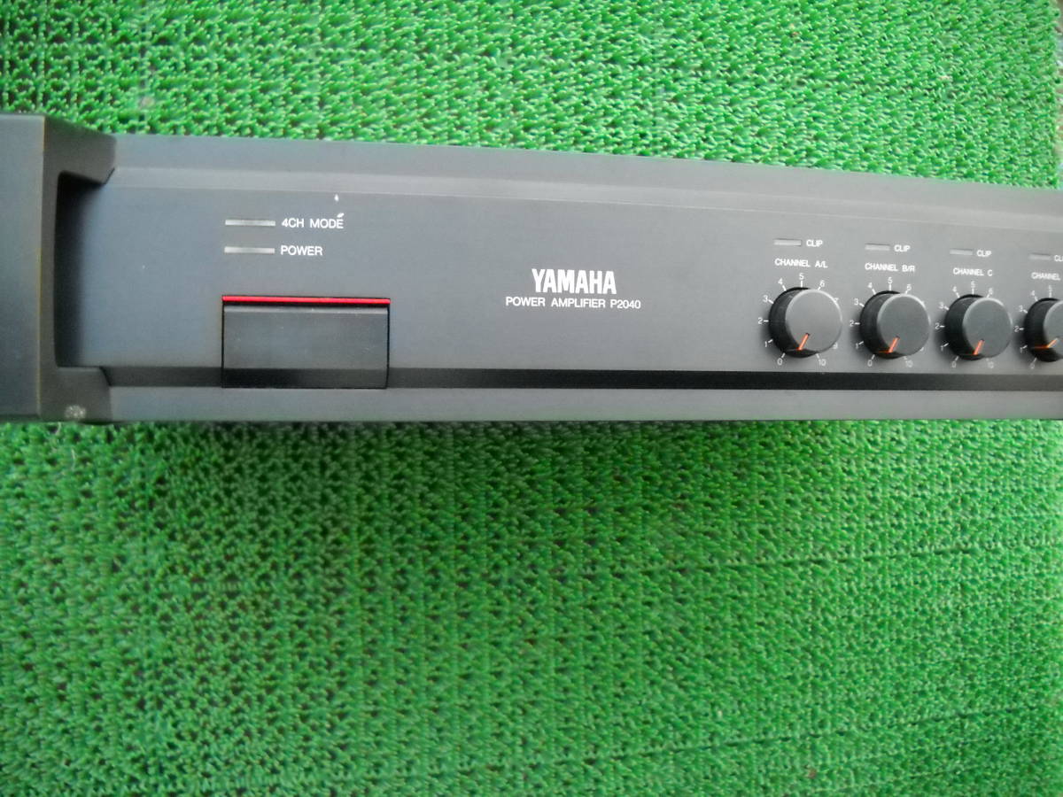 YAMAHA 業務用 4CH POWER AMP MODEL P-2040 音出し確認品 AVアンプ YAMAHA 業務用 4CH POWER AMP MODEL P-2040 音出し確認品 AVアンプ