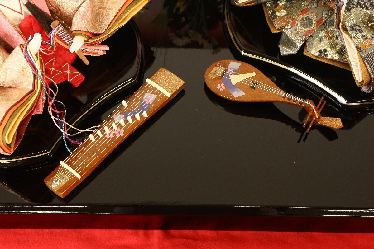 定番国産 ヤフオク! - 人形の秀月 「平安絵巻雛」 平飾り 親王飾り 琵