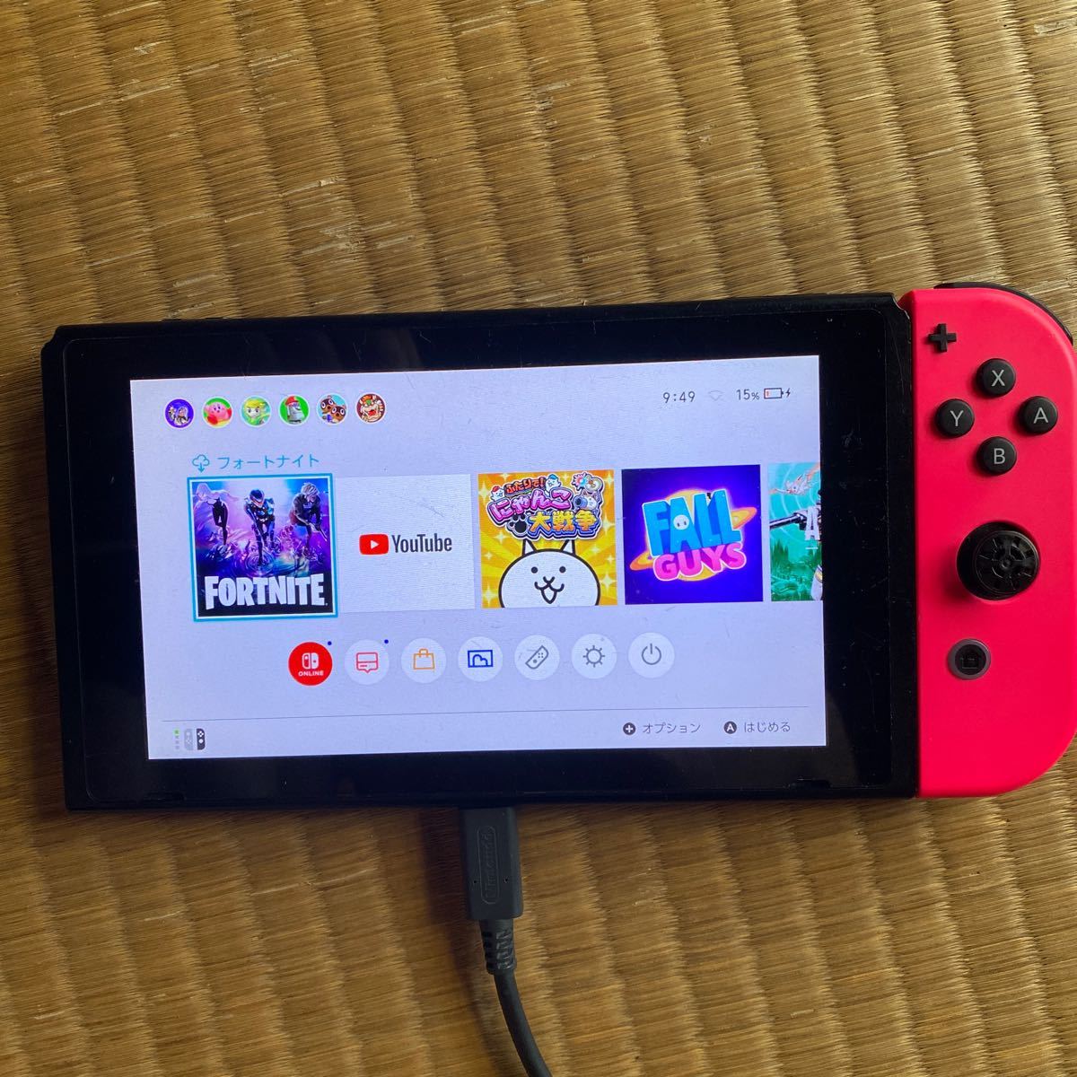 Nintendo Switch 任天堂スイッチ本体+ジョイコン右 ジャンク品 Nintendo Switch 任天堂スイッチ本体+ジョイコン右 ジャンク品