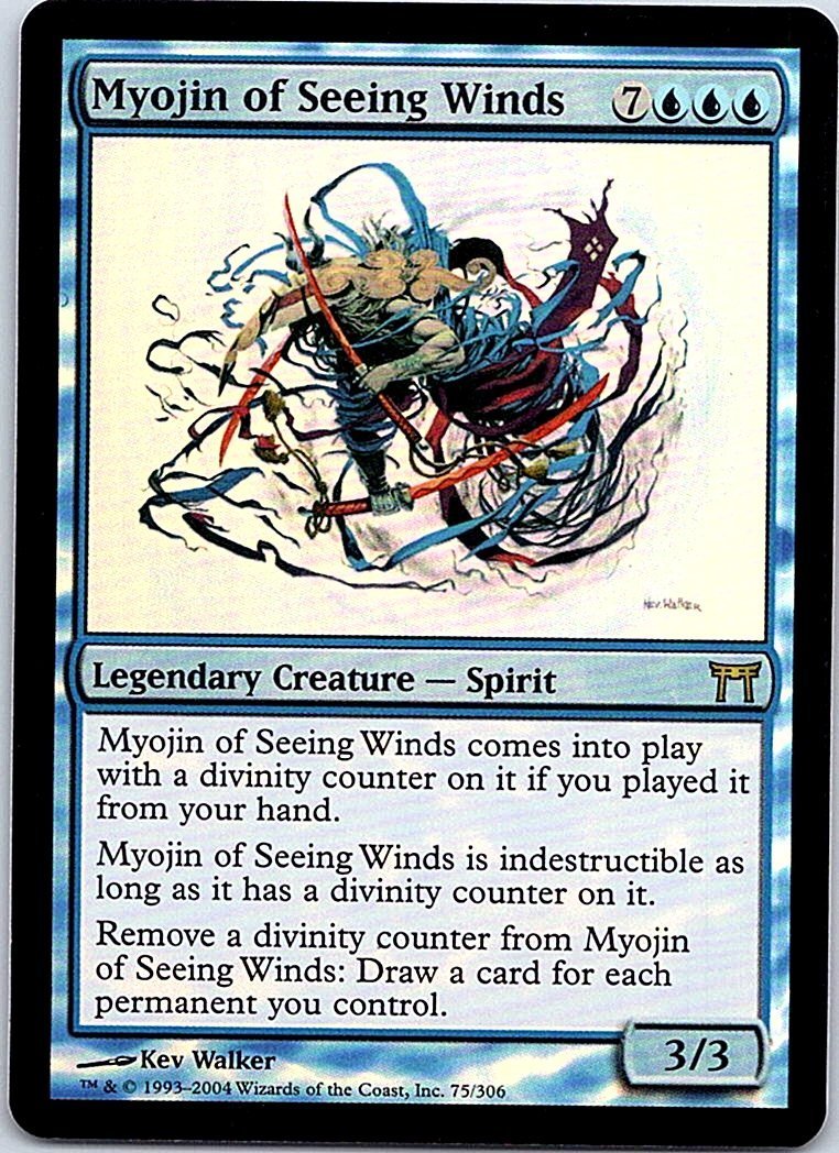 FOIL/風見明神/Myojin of Seeing Winds/神河物語/英語版/MTG1枚 [FC