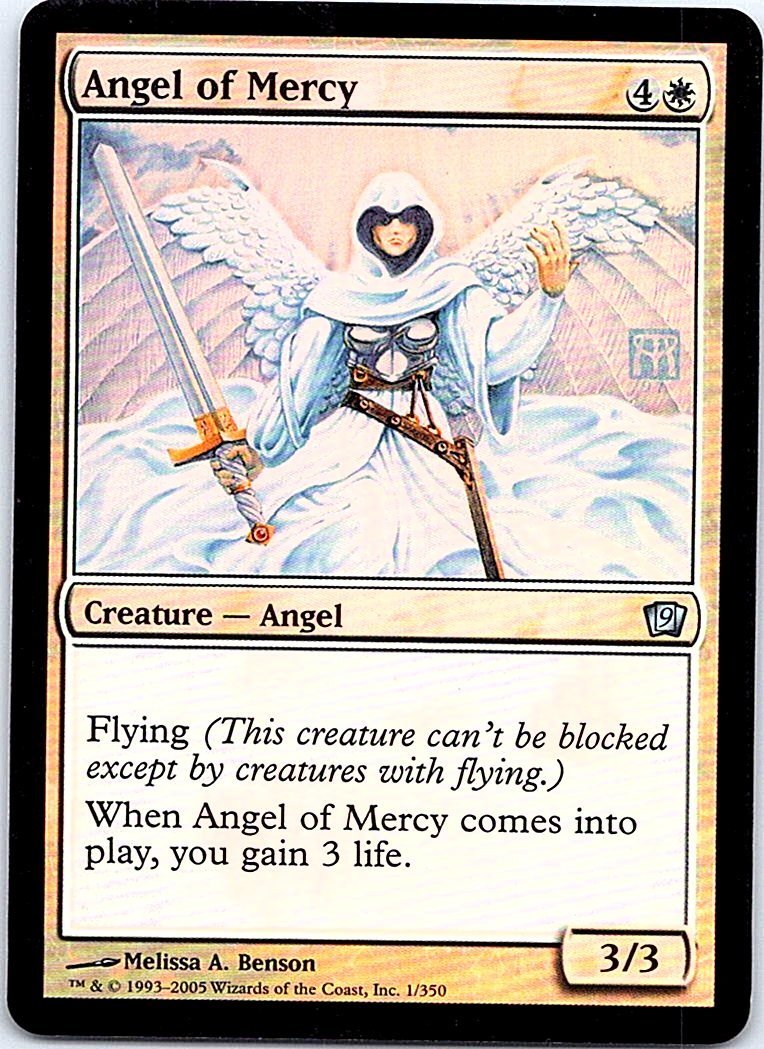 FOIL/慈悲の天使/Angel of Mercy/9版/英語版/MTG１枚 [FC]_画像1