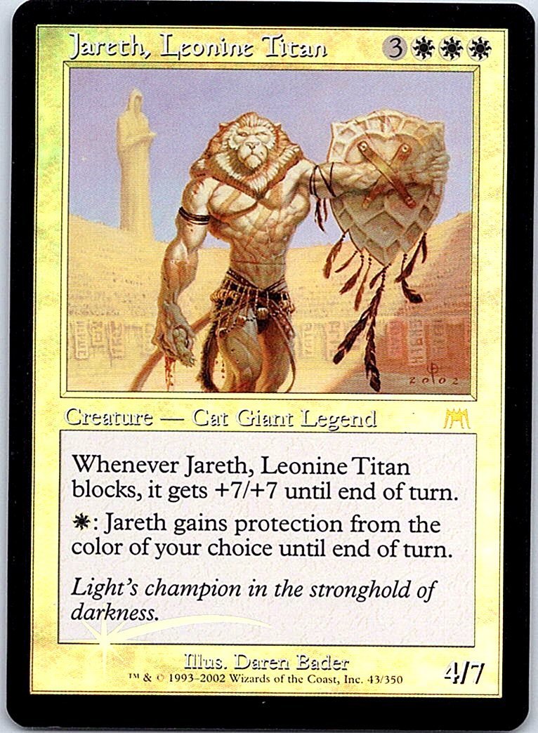 国内外の人気が集結 FOIL/獅子面のタイタン、ジャレス/Jareth, Leonine