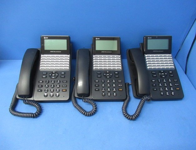 最大10%OFFクーポン A1-(36)STEL-(2)(K) 5165) ZK2 ▲Ω保証有 3台 西18年製 同梱可 領収書発行可能 中古ビジネスホン 36ボタン電話機 A1 NTT NTT