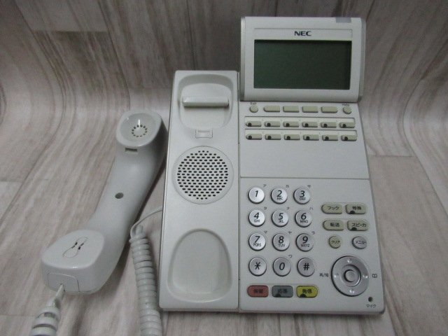 Ω ZO1 12038※ 保証有 NEC DTL-12D-1D(WH)TEL AspireX 12ボタン標準電話機 ・祝10000！取引突破！_画像2
