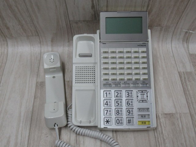 Ω ZJ2 10368♪ 保証有 HITACHI HI-36F-TELSDA 日立 36ボタン標準電話機 13年製・祝10000!取引突破!!_画像2