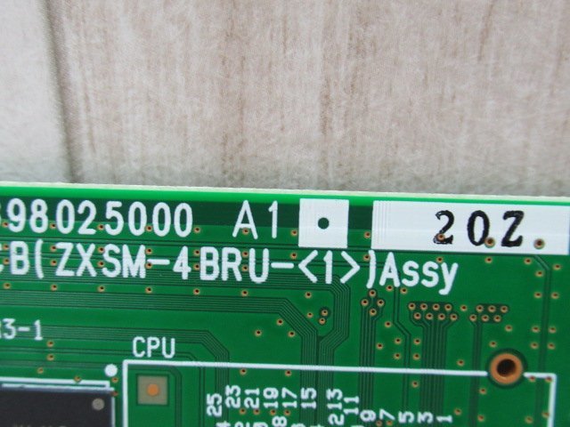 16106r ◇ 保証有 NTT αZX ZXSM-4BRU-(1) 4IP局線ユニット 20年製・祝 