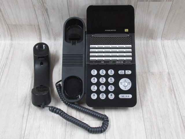 Ω XB1 10494♪ 保証有 NAKAYO NYC-24Si-SDB ナカヨ 24ボタン標準電話機 19年製・祝10000!取引突破!!_画像2