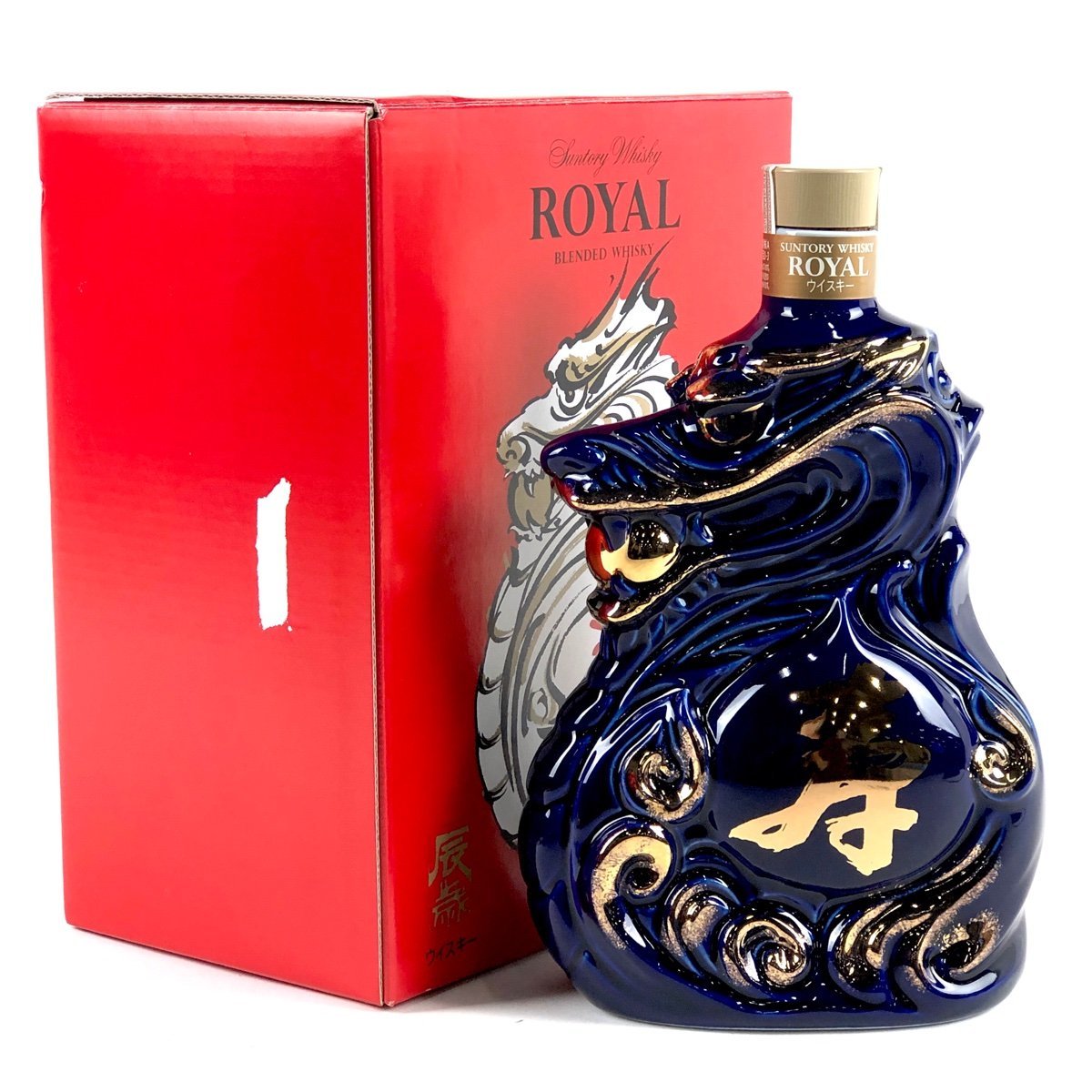 東京都内限定発送】 サントリー SUNTORY ローヤル 干支ボトル 辰 2012
