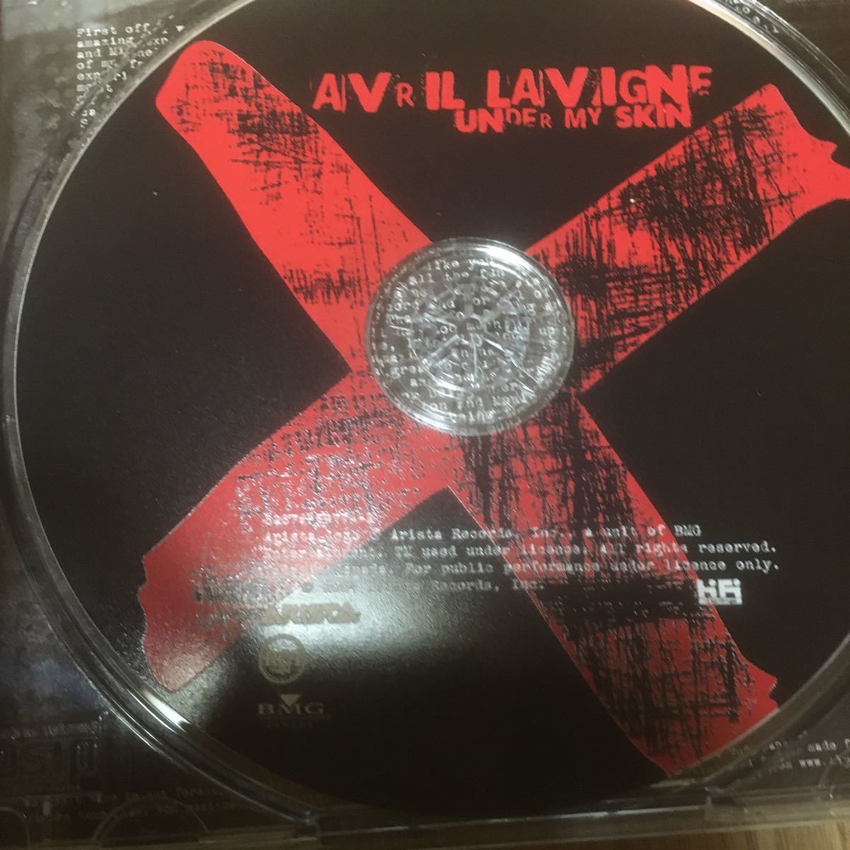 Avril Lavigneavuliru*la vi -n с автографом CD Under My Skin Canada запись 