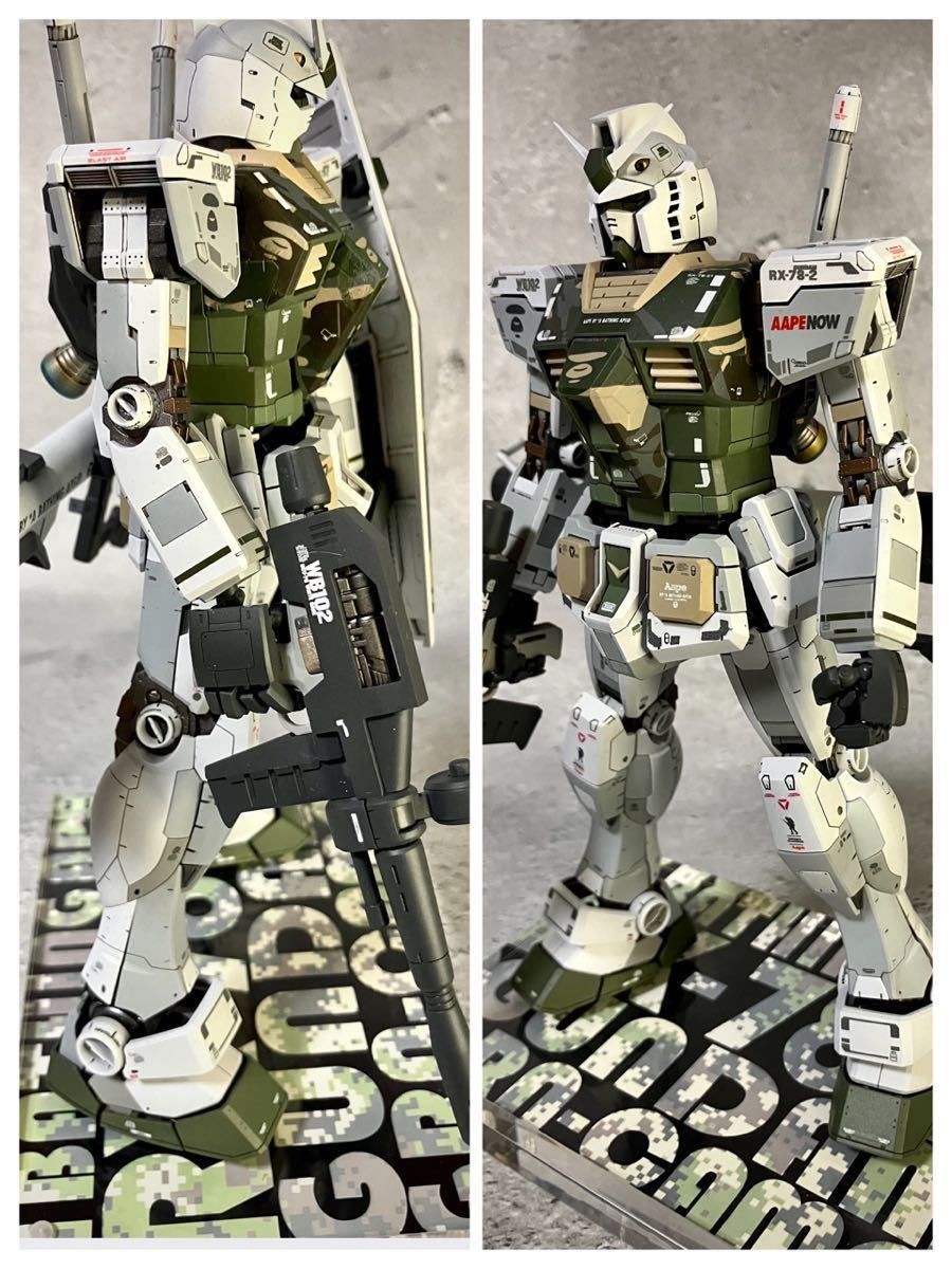 最大75%OFFクーポン MG AAPE GUNDAM GRN-CAMO A BATHING APE
