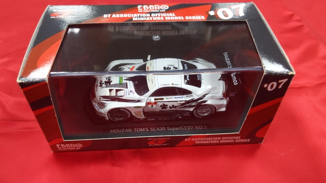 ＭＩ168　中古品エブロ1/43 ホウザン トムス SC430 スーパーGT500 2007 #1