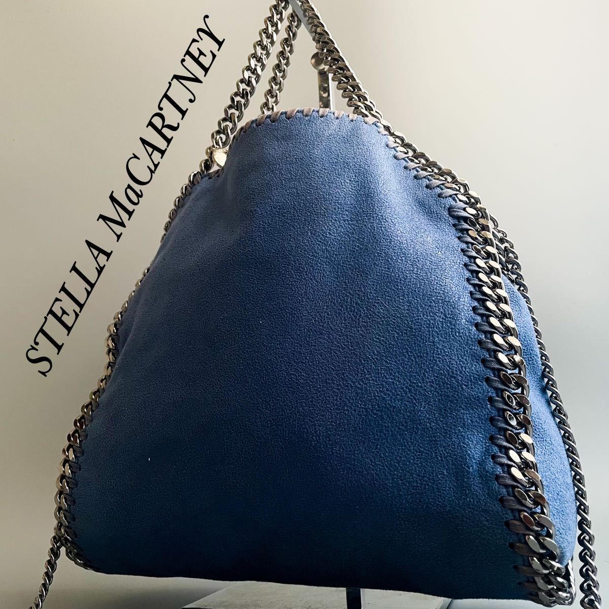 1円【美品希少カラー】STELLA McCARTNEY ステラマッカートニー ファラベラ ショルダーバッグ ハンドバッグ タイニー 2way  チェーンパープル