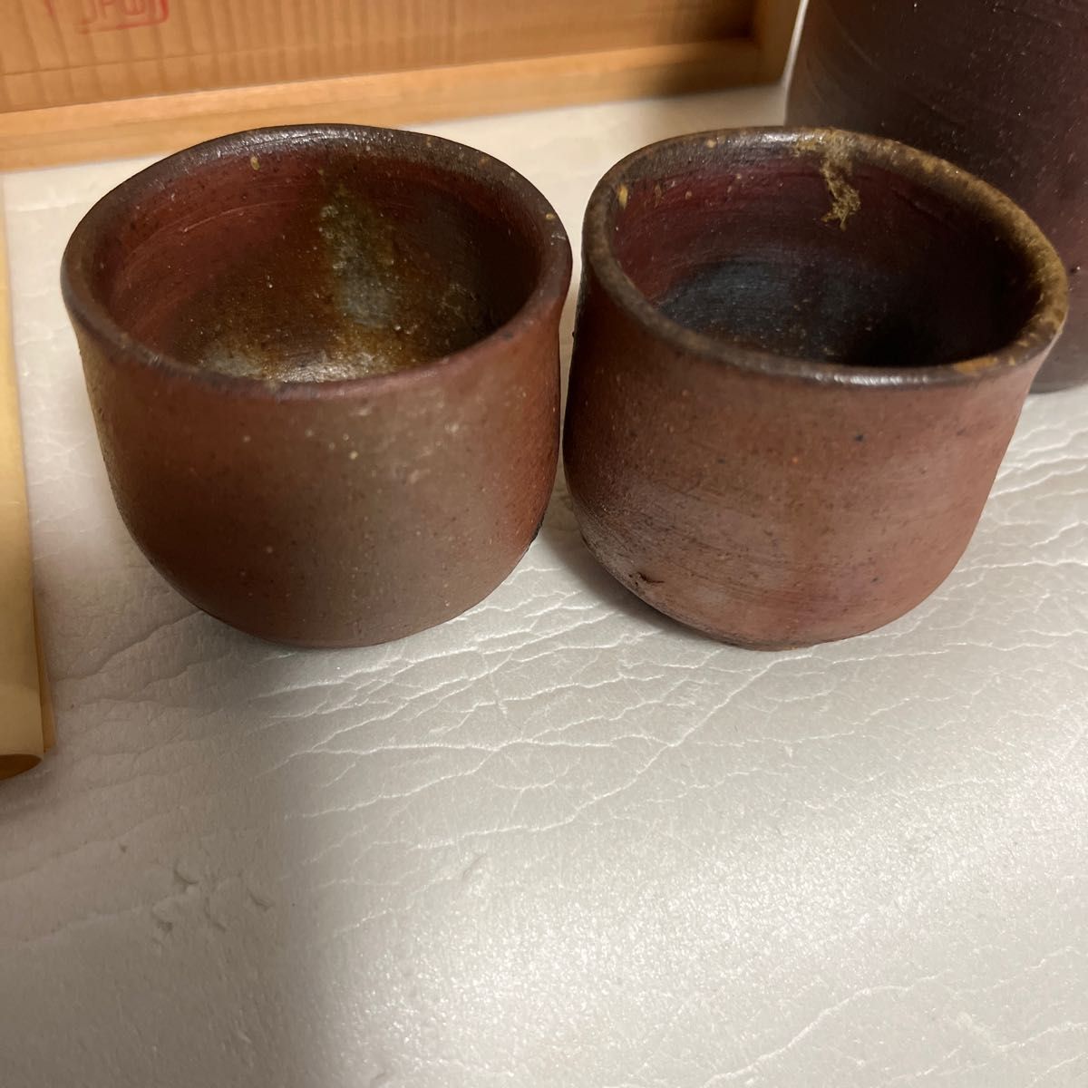 備前焼　小西陶古作　酒器セット　未使用