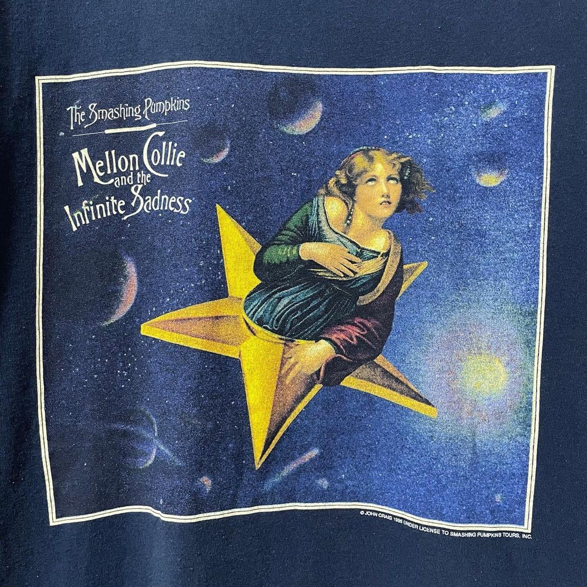 ■激レア■90s USA製 THE SMATHING PUMPKINS MELLON COLLIE アート Tシャツ L XL ザ スマッシングパンプキンズ メロンコリー ビンテージ_画像4