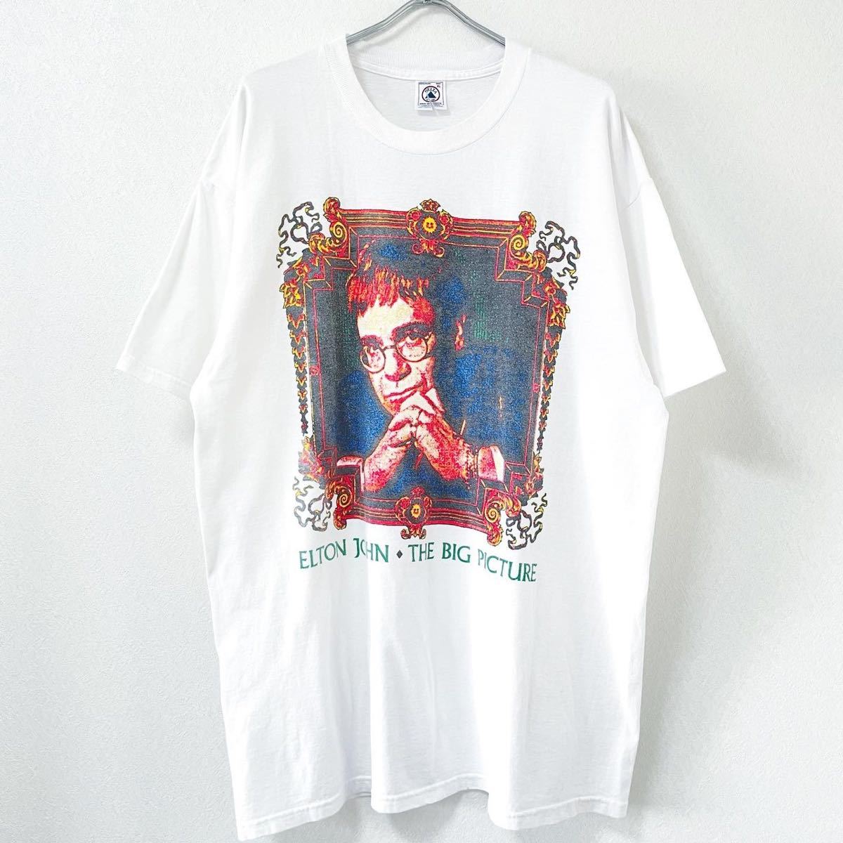 驚きの安さ ■激レア■90s USA製 ELTON JOHN VERSACE THE BIG PICTURE TOUR Tシャツ XL エルトンジョン ヴェルサーチ ツアー トランプ ビンテージ Tシャツ 驚きの安さ ■激レア■90s USA製 ELTON JOHN VERSACE THE BIG PICTURE TOUR Tシャツ XL エルトンジョン ヴェルサーチ ツアー トランプ ビンテージ Tシャツ