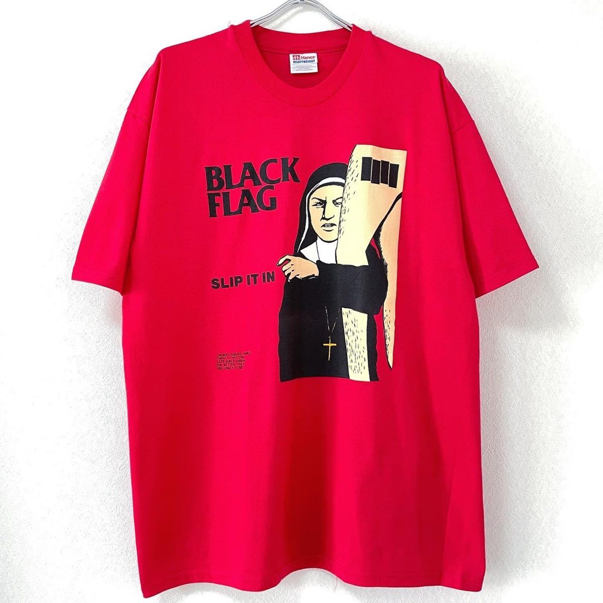 ■激レア デッドストック■90s 00s BLACK FLAG レイモンド ペディポン SLIP IT IN バンド Tシャツ XL ブラックフラッグ USA製 ビンテージの画像1
