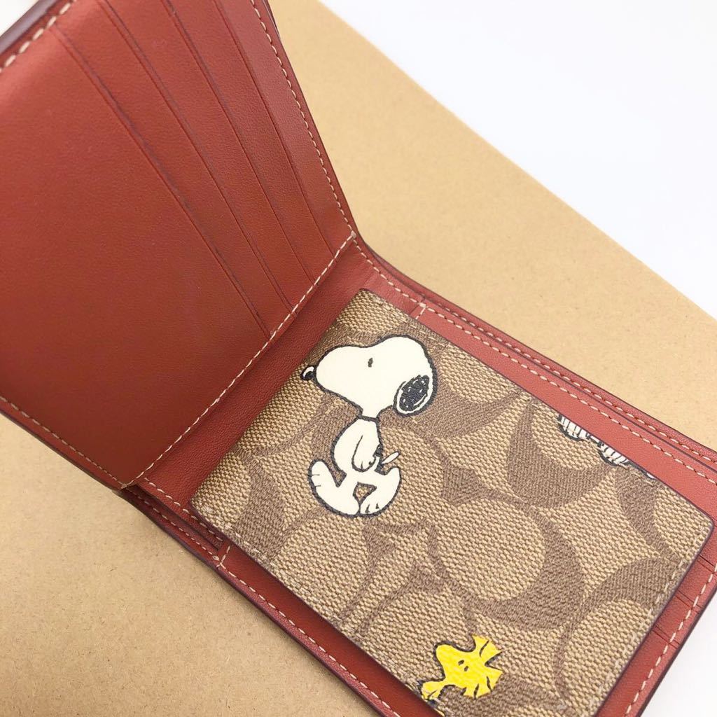 COACH X PEANUTS】3-IN-1 ウォレット スヌーピー 新品 カードケース