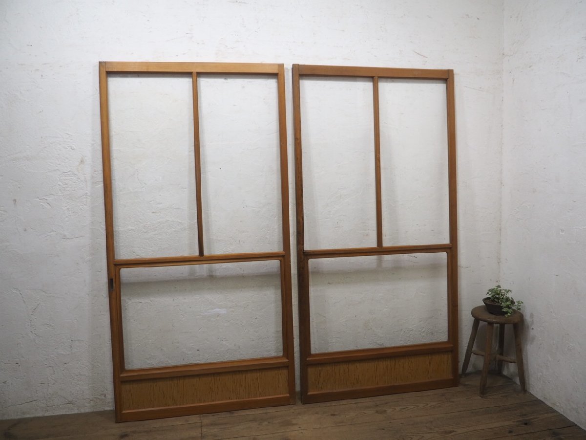 本物保証】 タG0838◇【H176cm×W90,5cm】×2枚◇ビンテージ◇レトロな