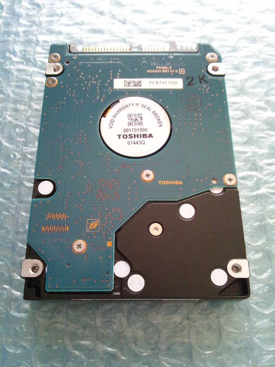 TOSHIBA 2.5インチ SATA HDD 80GB 厚さ9.5mm_画像2