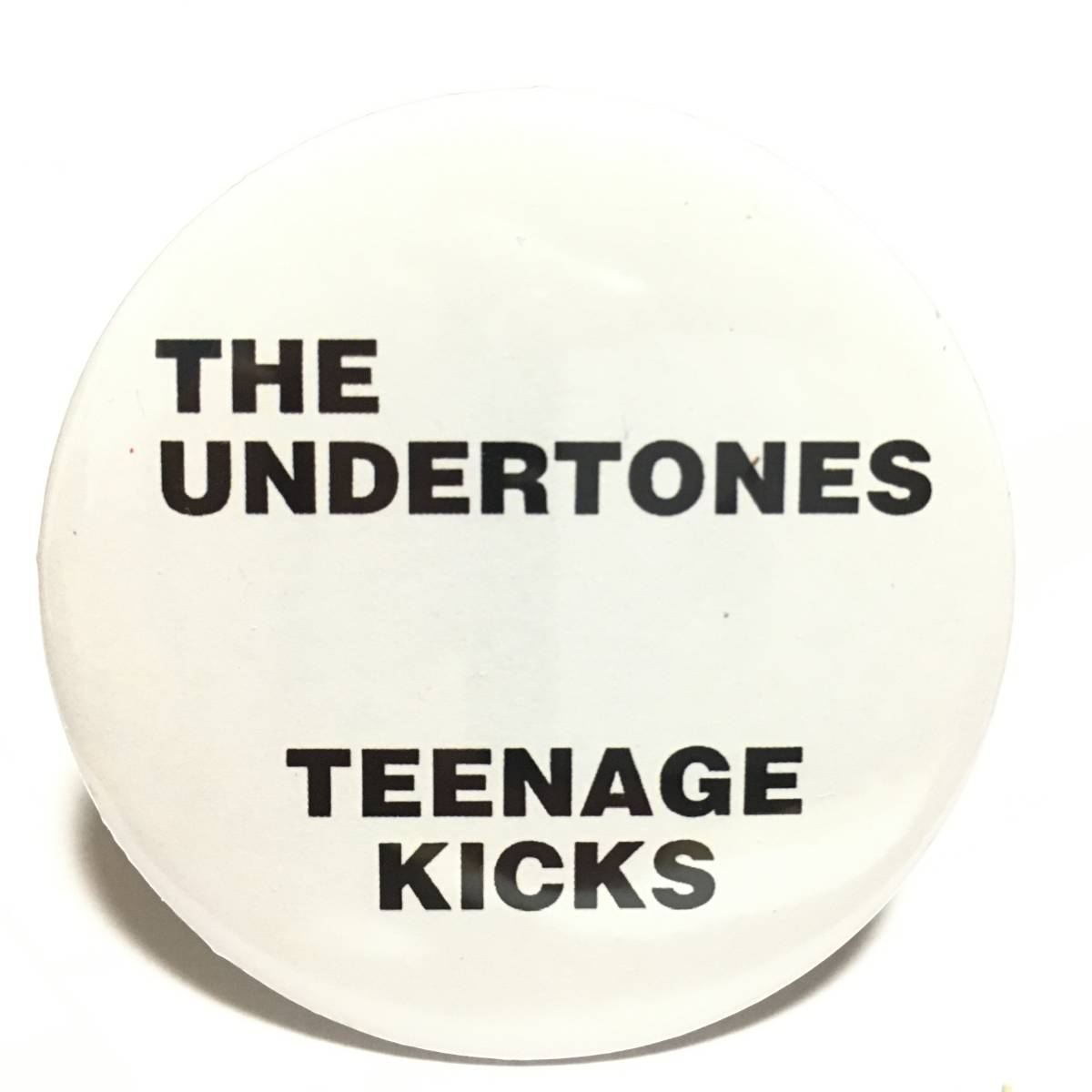 デカ缶バッジ 5.7cm UNDERTONES TEENAGE KICKS Power Pop Punk パワーポップ PROTEX STIFF LITTLE FINGERS RUDIの画像1