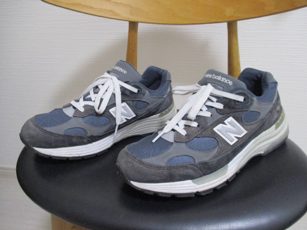 ヤフオク! - ニューバランス992 ネイビー New Balance 9...