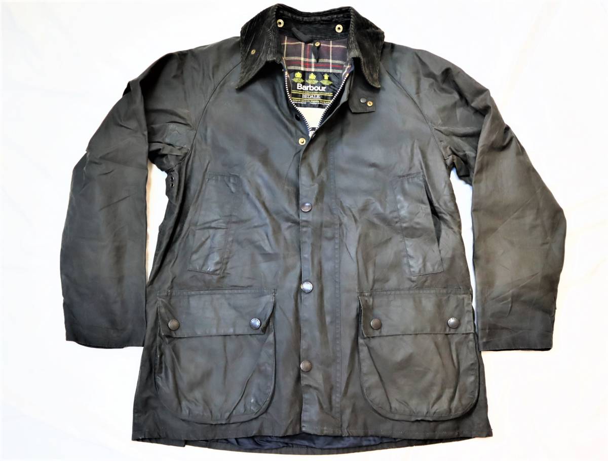 Vintage】Barbour BEDALE ネイビー 36 3ワラント-