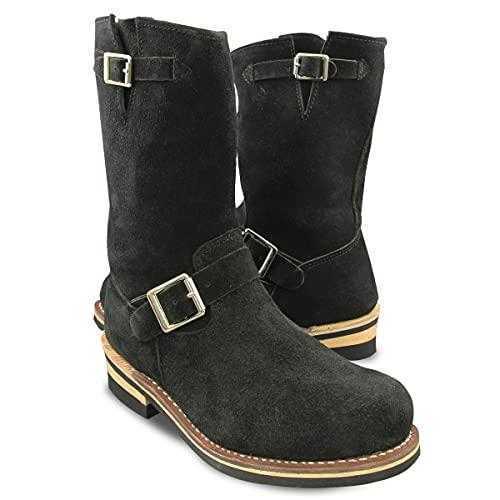  new goods free shipping super popular classical original leather suede long engineer boots 26cm