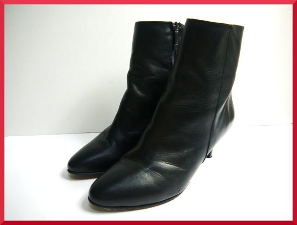 【誠実】 ショートブーツ MILLAN ANGELINA ミラン アンジェリーナ 美品 黒 T392-85 スペイン製 24.0cm 38 24.0cm 【誠実】 ショートブーツ MILLAN ANGELINA ミラン アンジェリーナ 美品 黒 T392-85 スペイン製 24.0cm 38 24.0cm