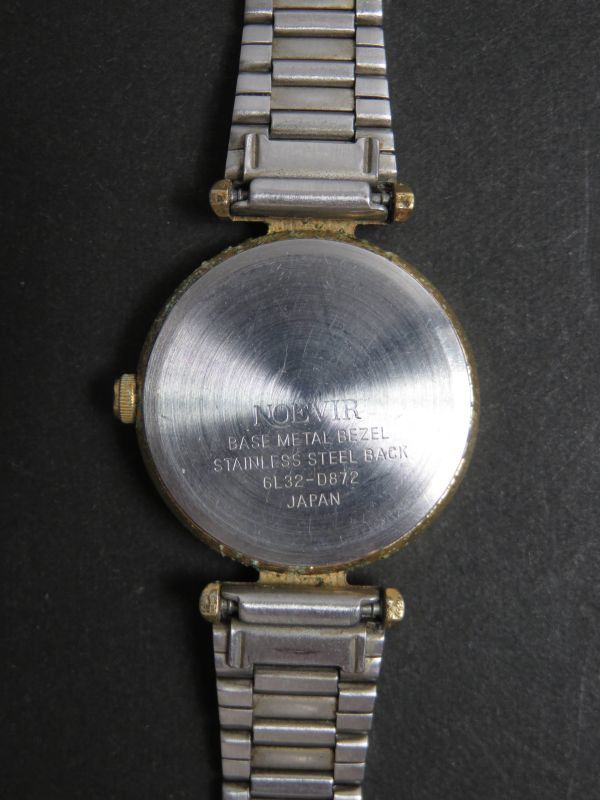 ノエビア NOEVIR クォーツ 3針 6L32-D872 女性用 レディース 腕時計 T330_画像5