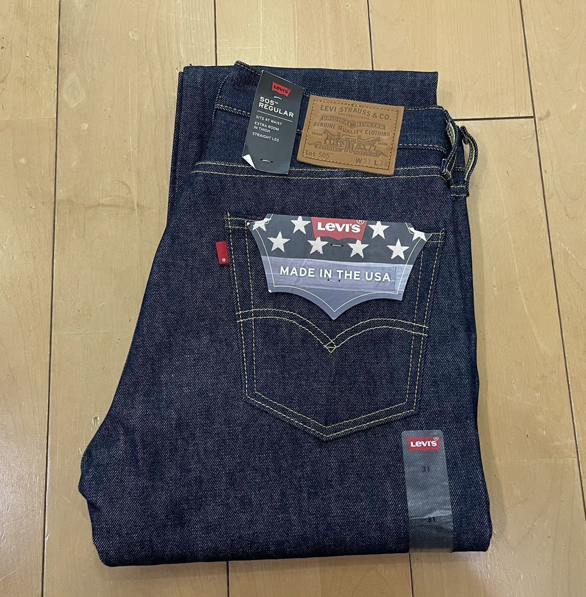 完売 定価19800円 00505-1869 L34 W31 USA THE IN MADE 505 リーバイス